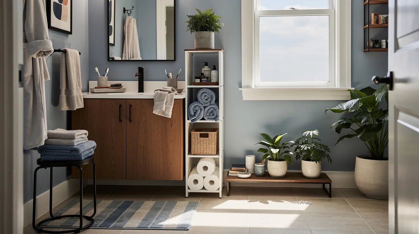 Fill the 12-Inch Gap Beside the Vanity