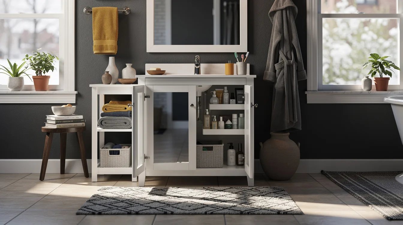 Replace the Builder Mirror With a Medicine Cabinet