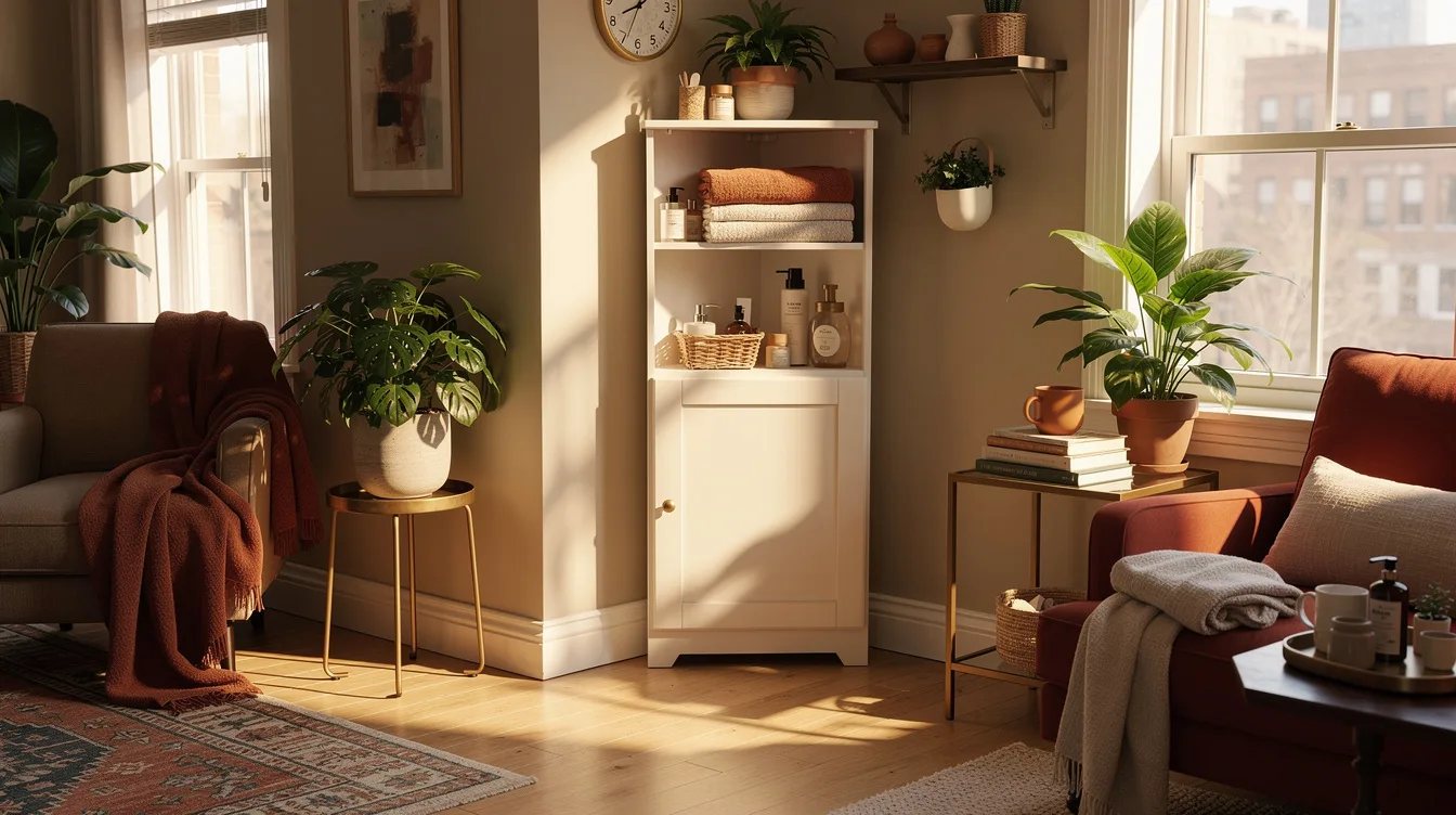 Wedge a Corner Cabinet Into the Dead Space