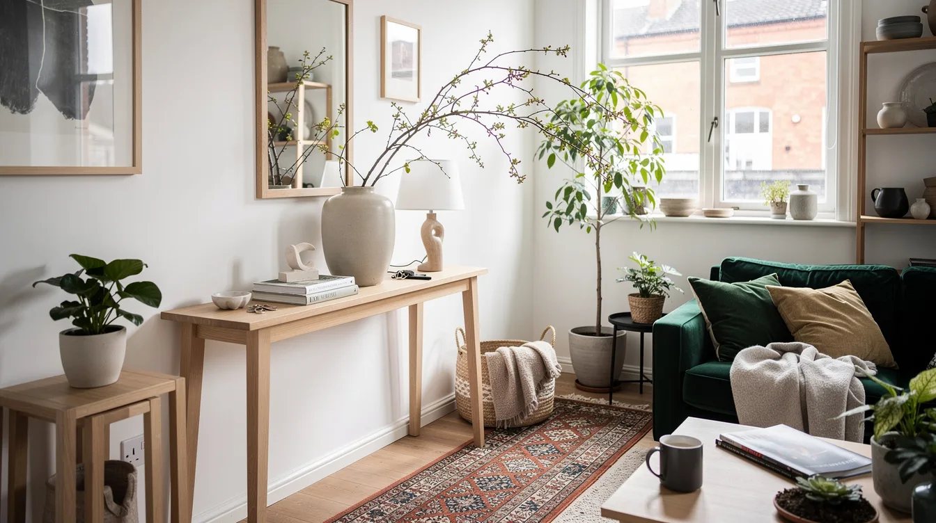 Use a Low Vase and Flexible Branches