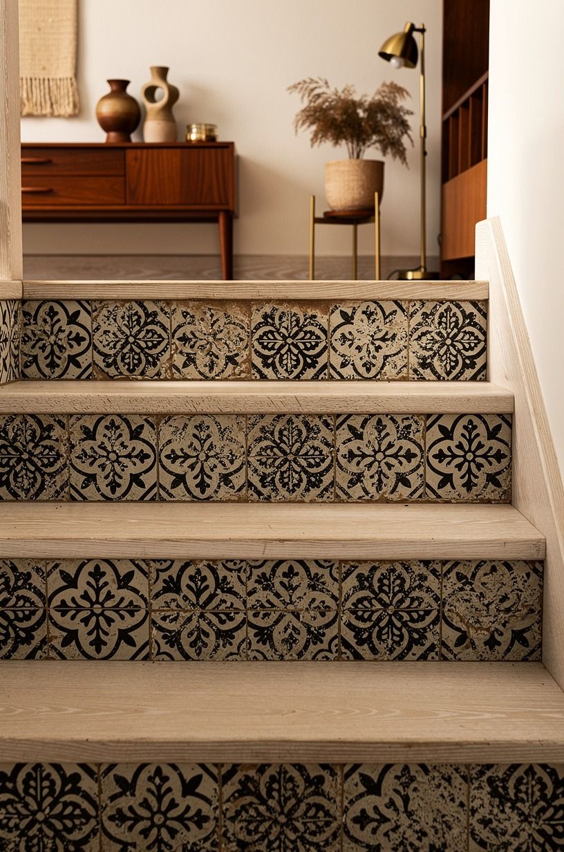 Layer a Faded Portuguese Tile Print for Instant Age