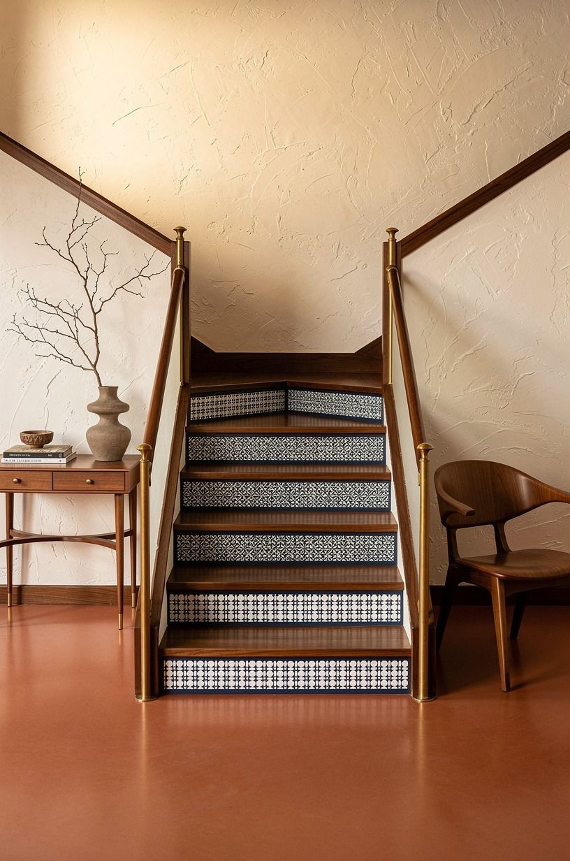 Swap the Black-and-White Checker for Warm Terracotta