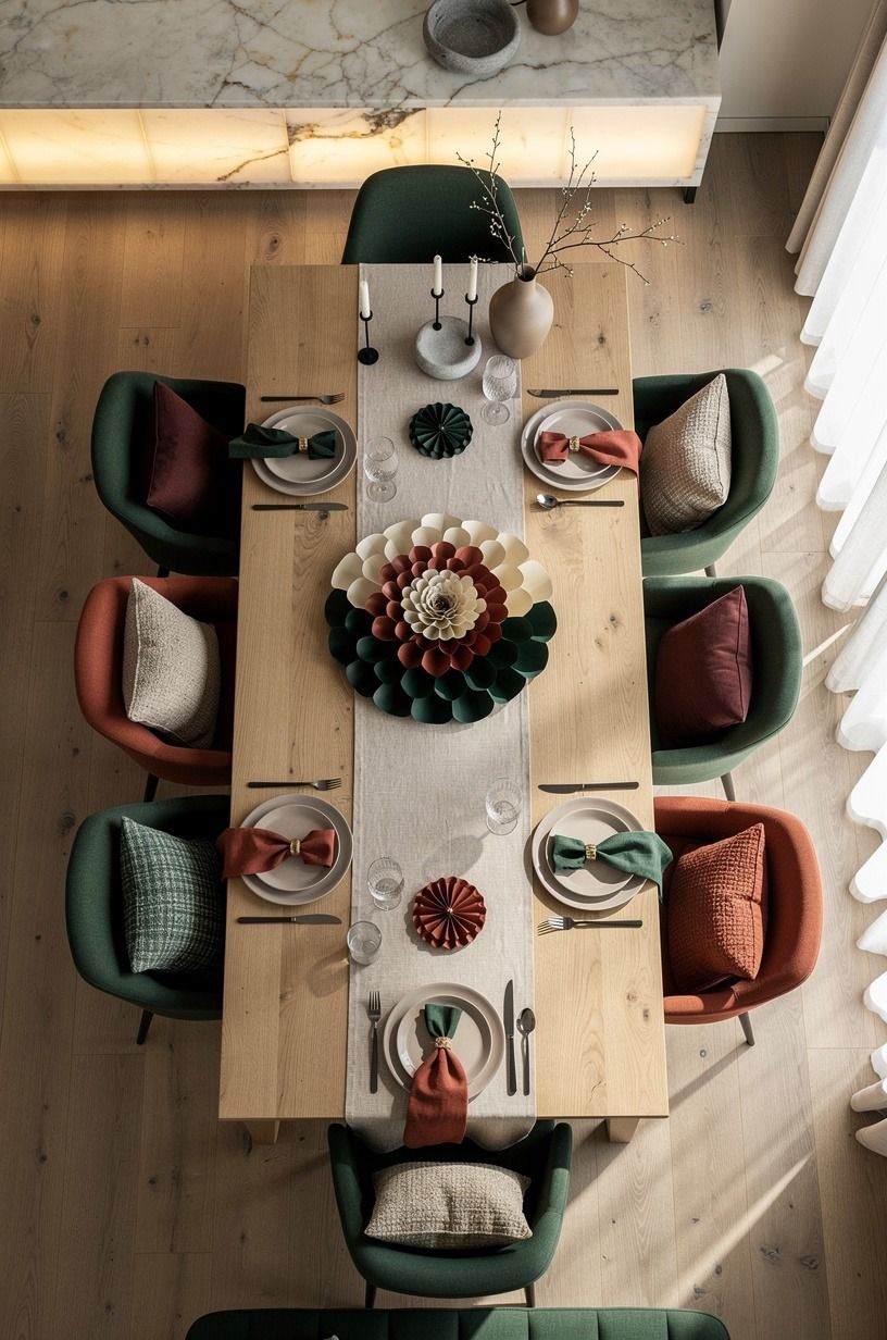 Mix Party Seating Decor With a Paper Rosette
