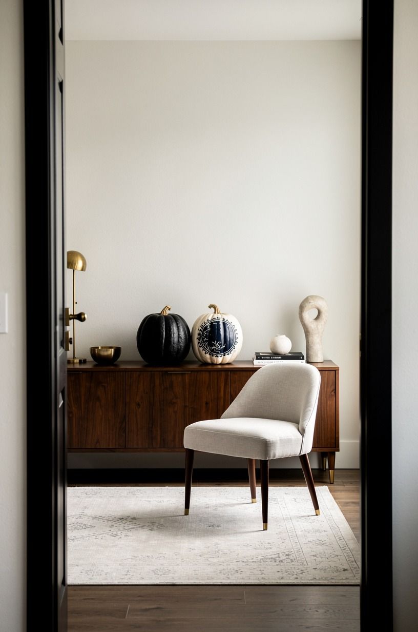 Paint a Moody Black-and-Cream Pair