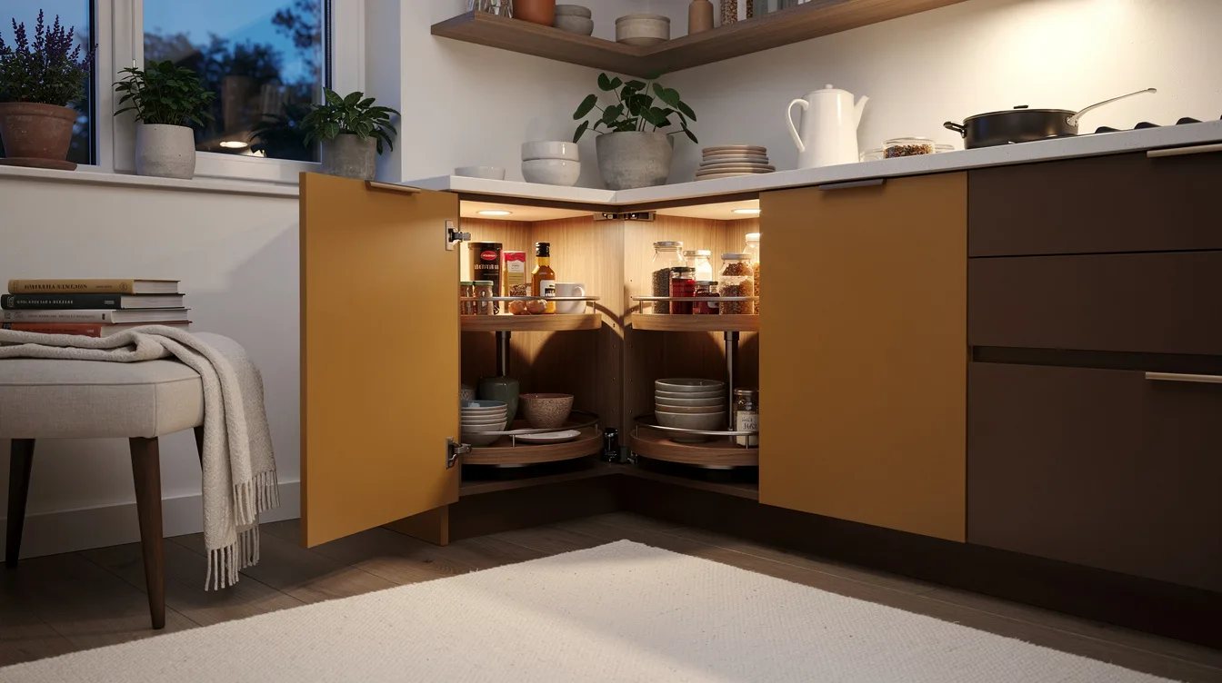 Split the Corner Into Two Smaller Turntables