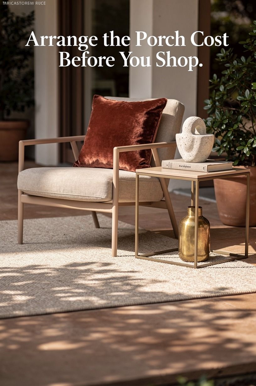 Arrange the Porch Cost Before You Shop