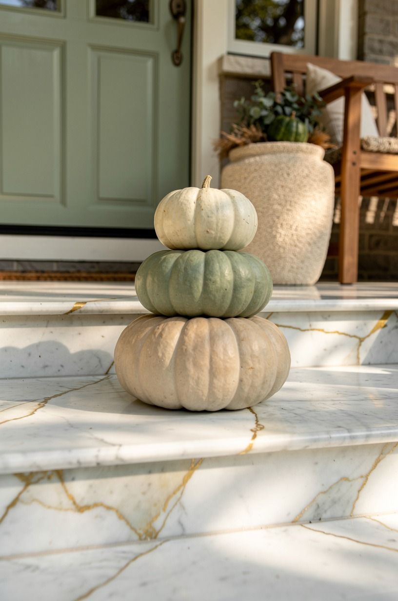 Layer the Three-Height Pumpkin Stack