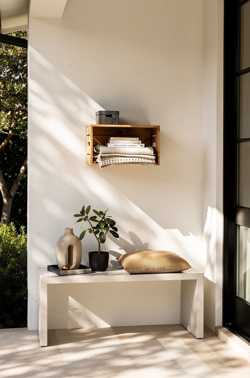 Swap a Floor Basket for a Wall-Mounted Crate