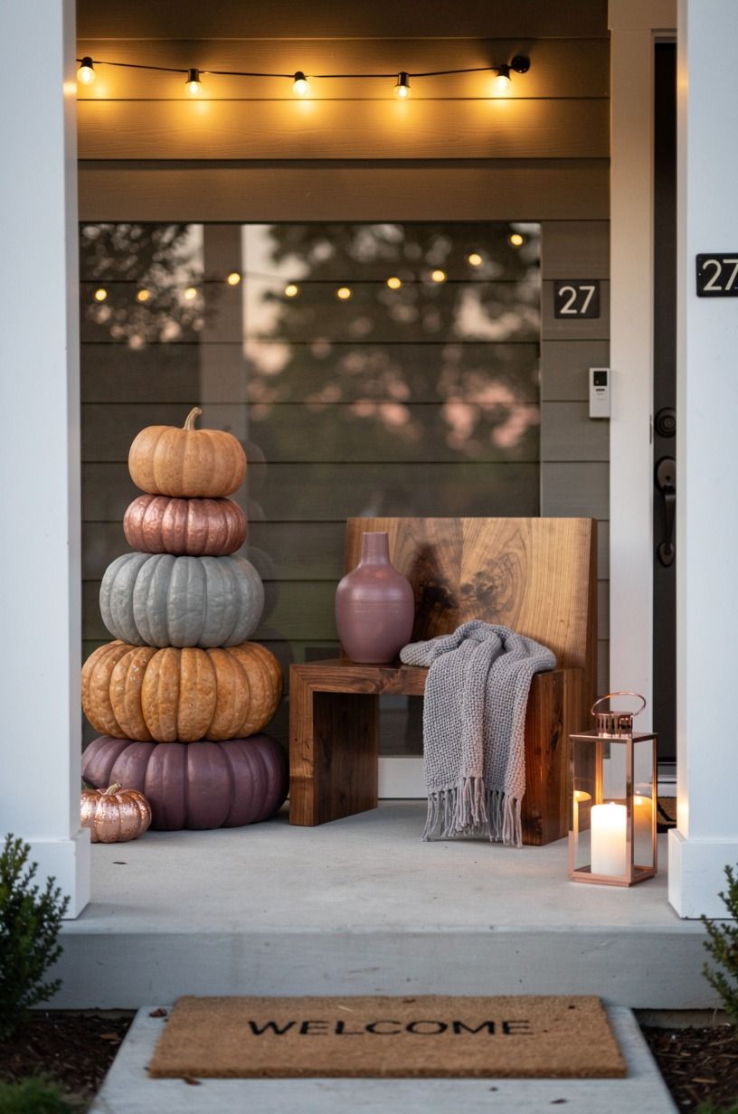 Try the Two-Wood Rule for Stacked Pumpkins