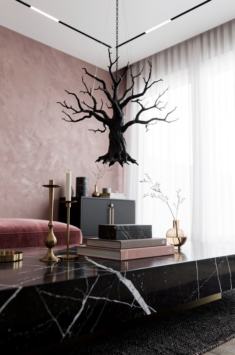 How Can You Hang a Spooky Tree Centerpiece Without Losing the Shape?