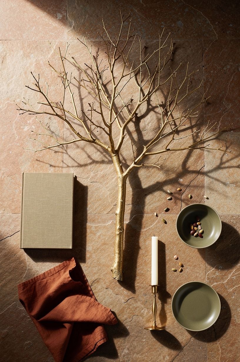 Start with a Bare Branch Silhouette