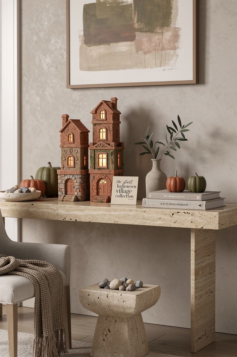 Build the Three-Height Halloween Village Stack