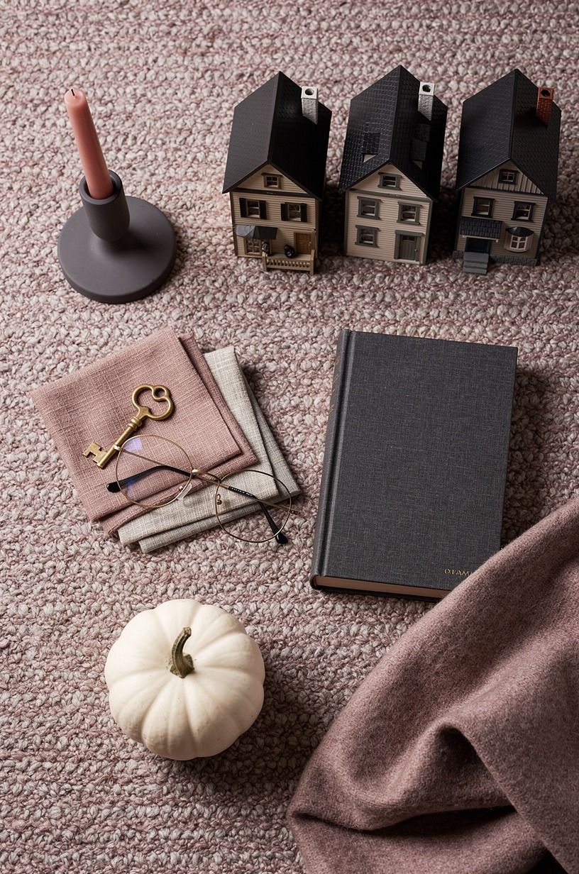 Paint a Moody Color Story for Miniature Halloween Houses