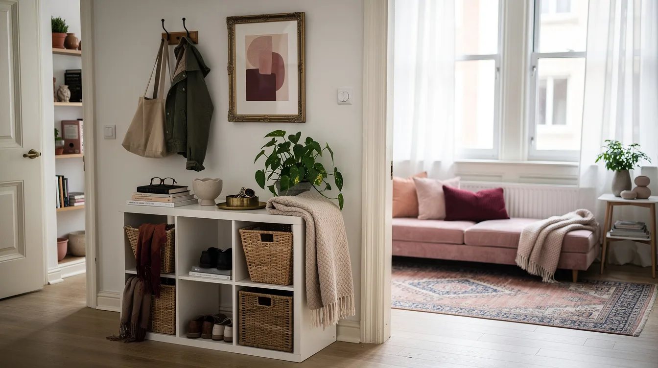 Turn the Entry Into a Small Foyer