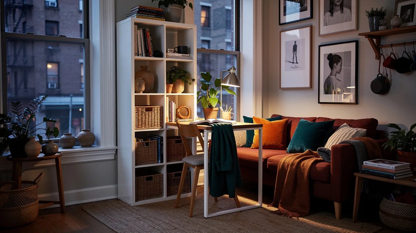 Build a Work Nook Beside the Divider