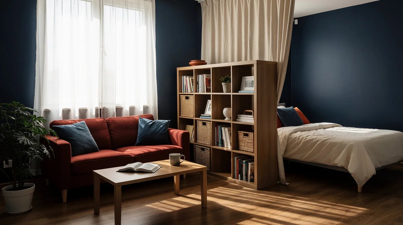 Small Studio, No Walls? 14 IKEA KALLAX Layouts Create Two Rooms