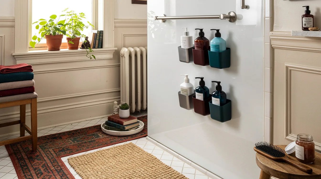 Mount Shower Bottles on Smooth Tile