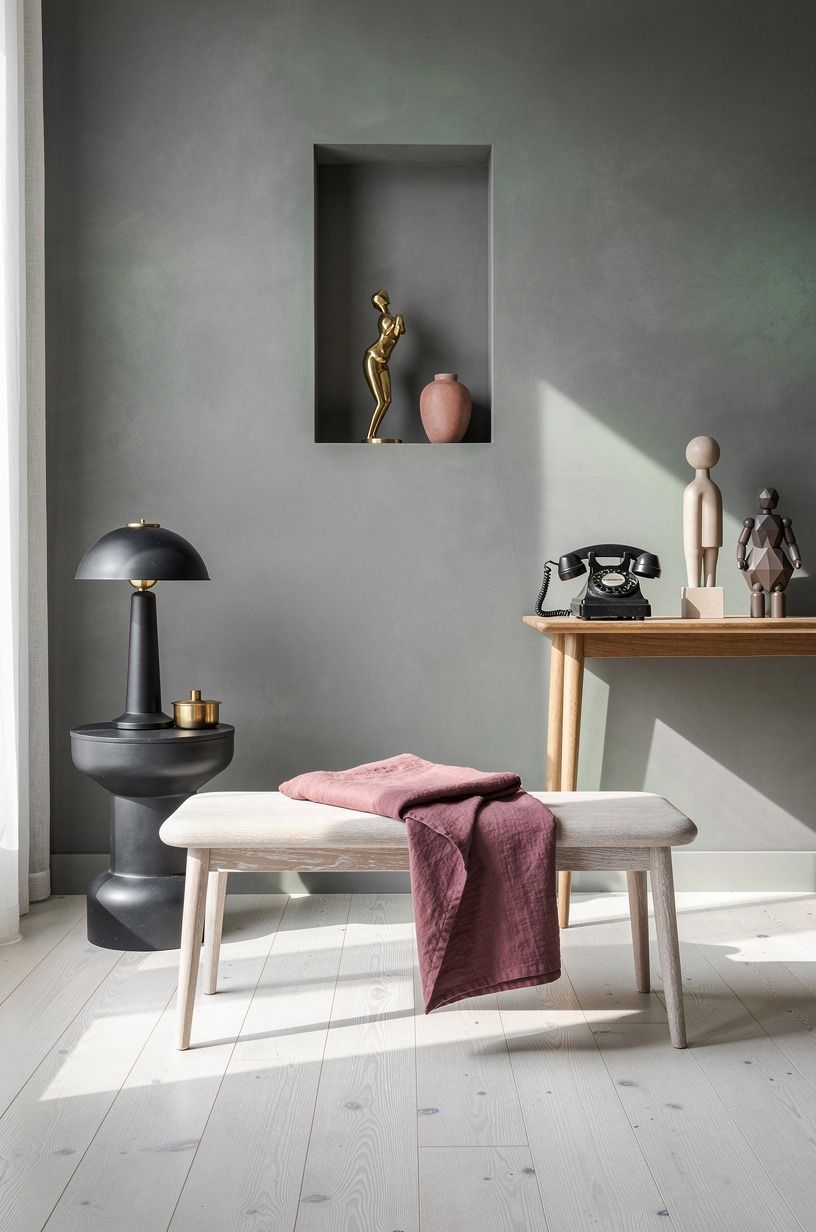 Mix Gray Paint With a Soft Green Wash
