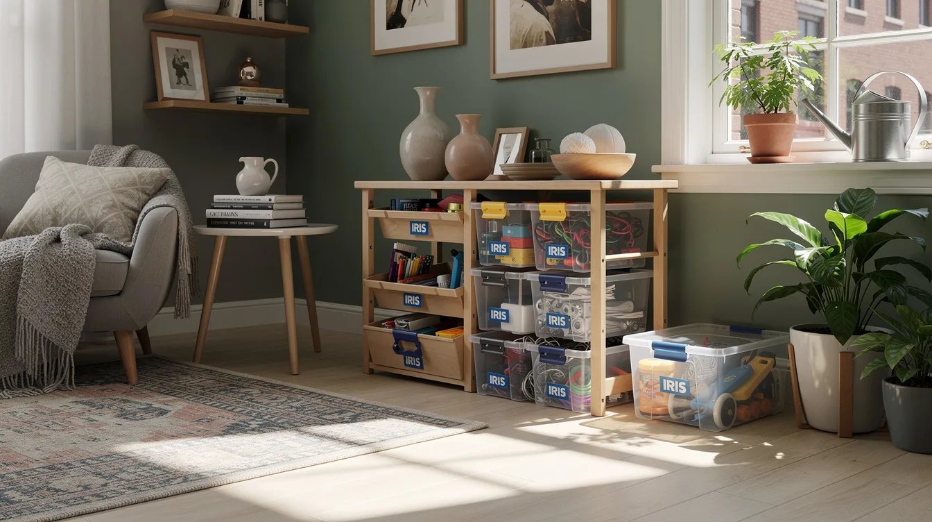 Sort Small Supplies with IRIS Buckle-Up Bins