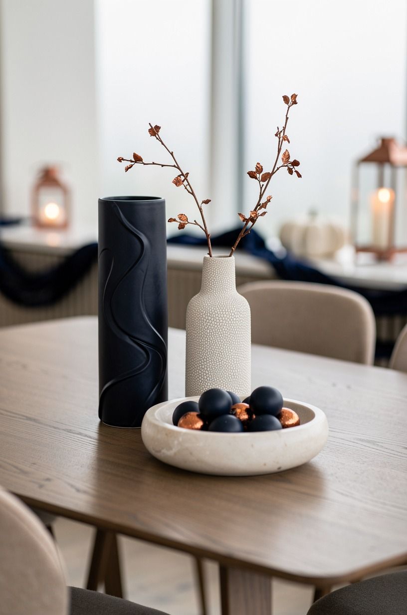 Anchor the Dining Table With Three Heights