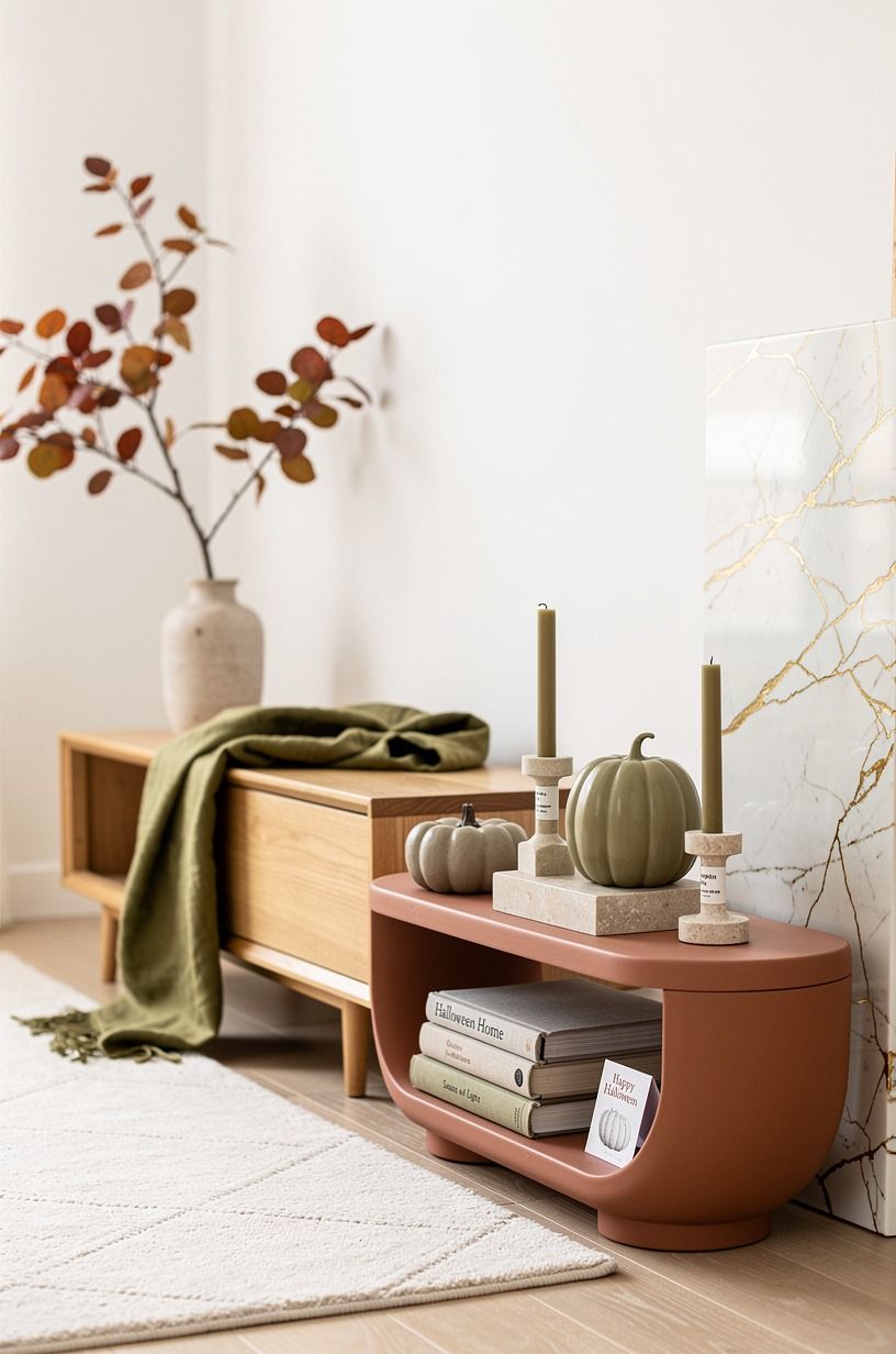 Paint a Small Pumpkin Shelf