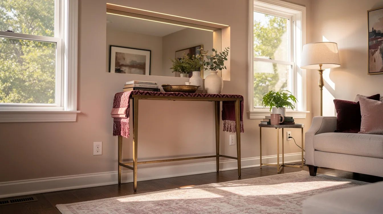 Stretch a Console With a Recessed Rectangle