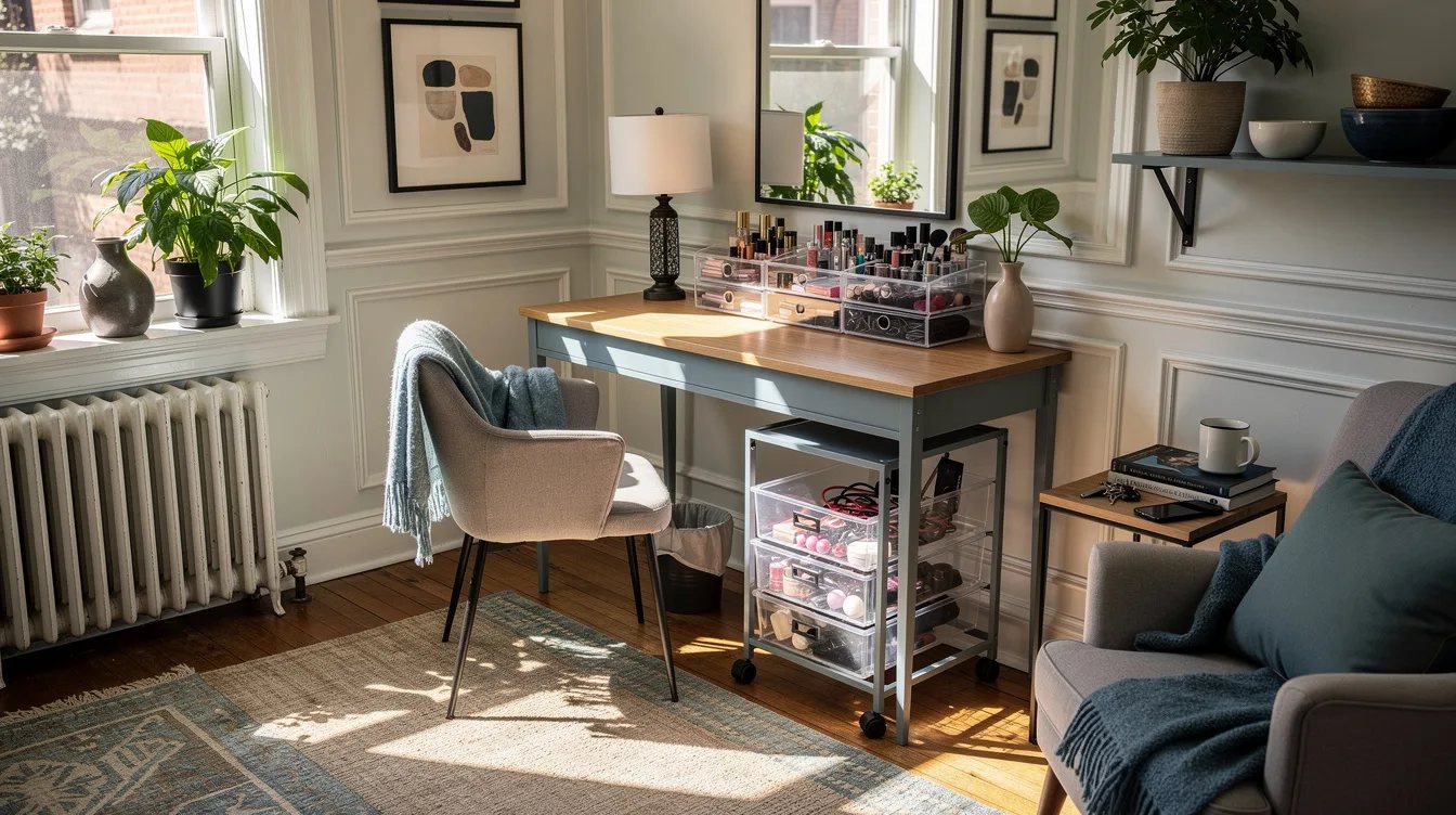 Clear the Vanity With Cosmetic Drawers