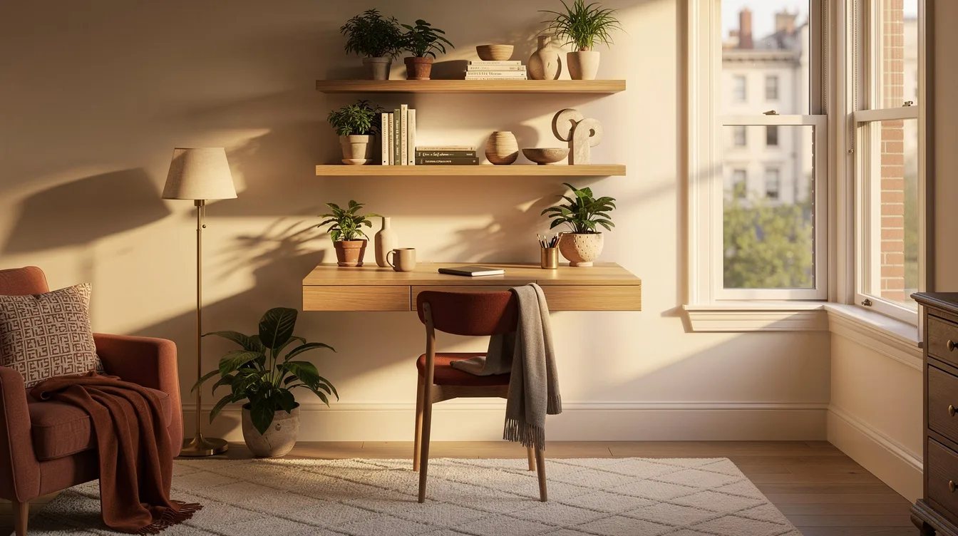 Mount a Floating Shelf Desk