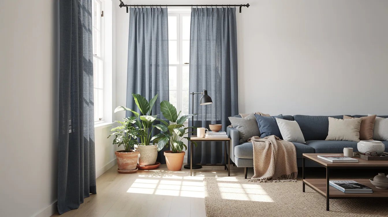 Use Full-Length Panels to Soften the Window