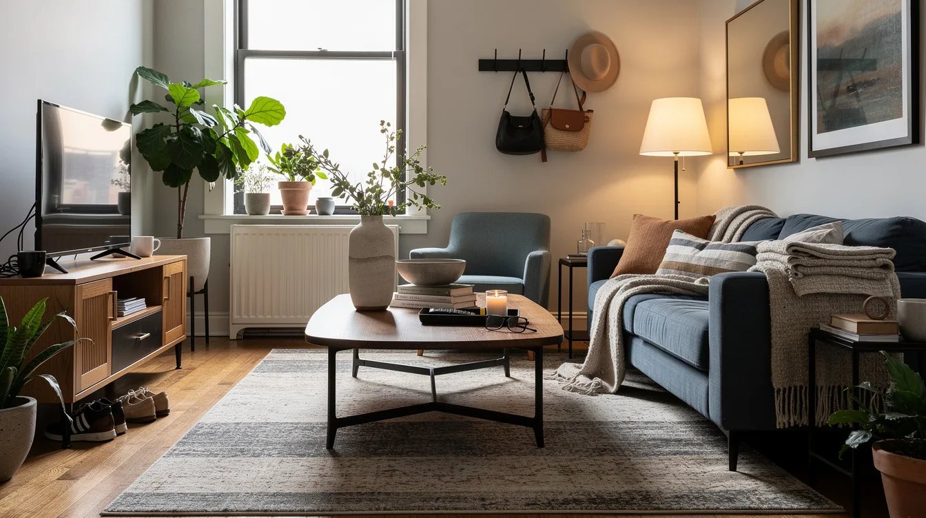 Center a Coffee Table With Visual Weight