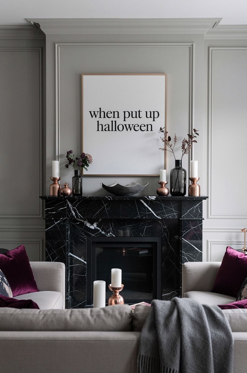 Paint a Calming Backdrop Before the Spooky Details