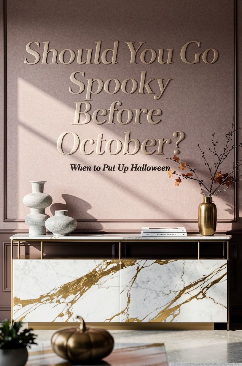 Should You Go Spooky Before October?