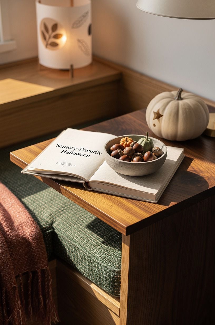 Frame a Calm Halloween Reading Nook