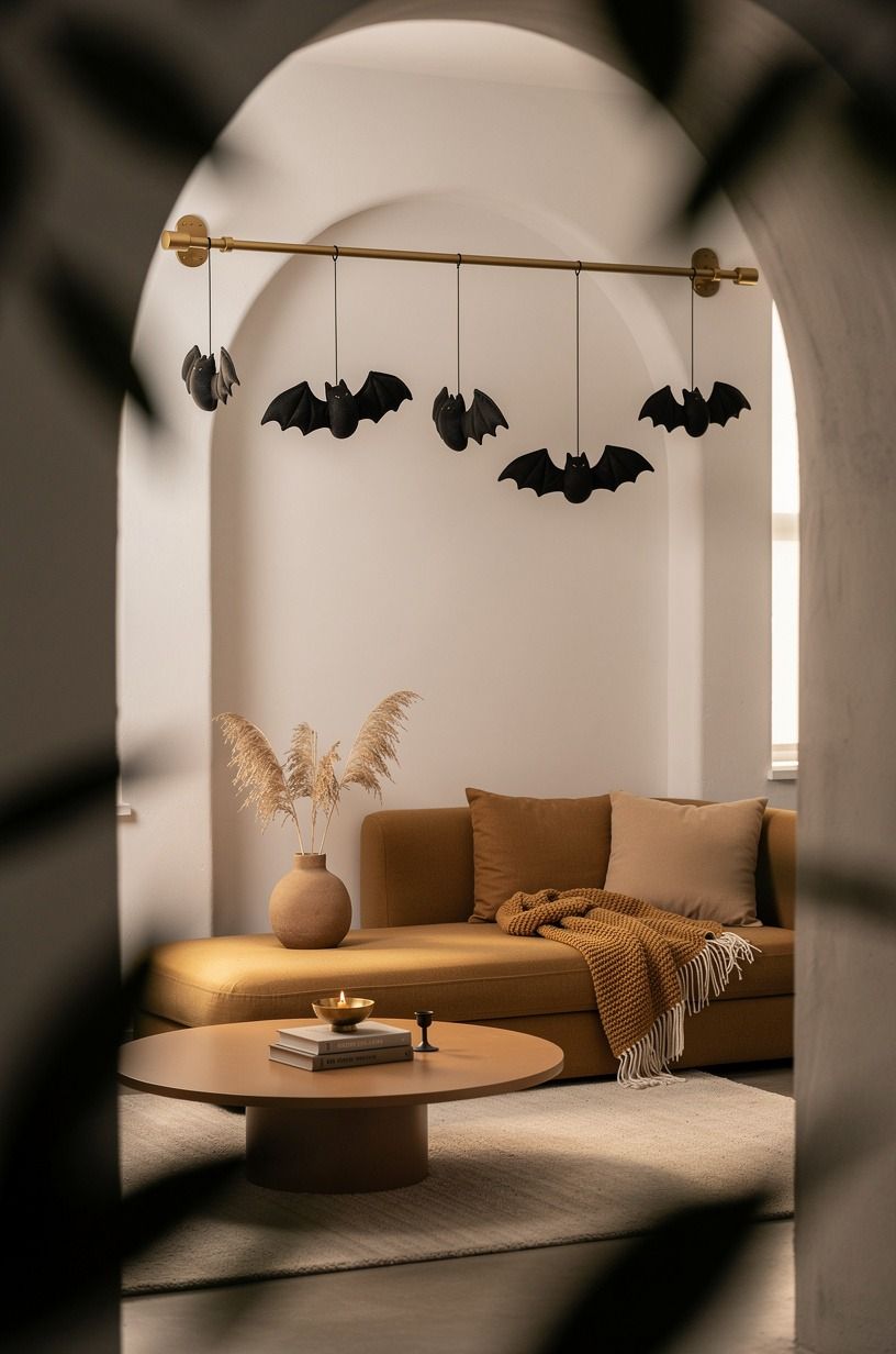 Hang Soft Bats on a Tension Rod