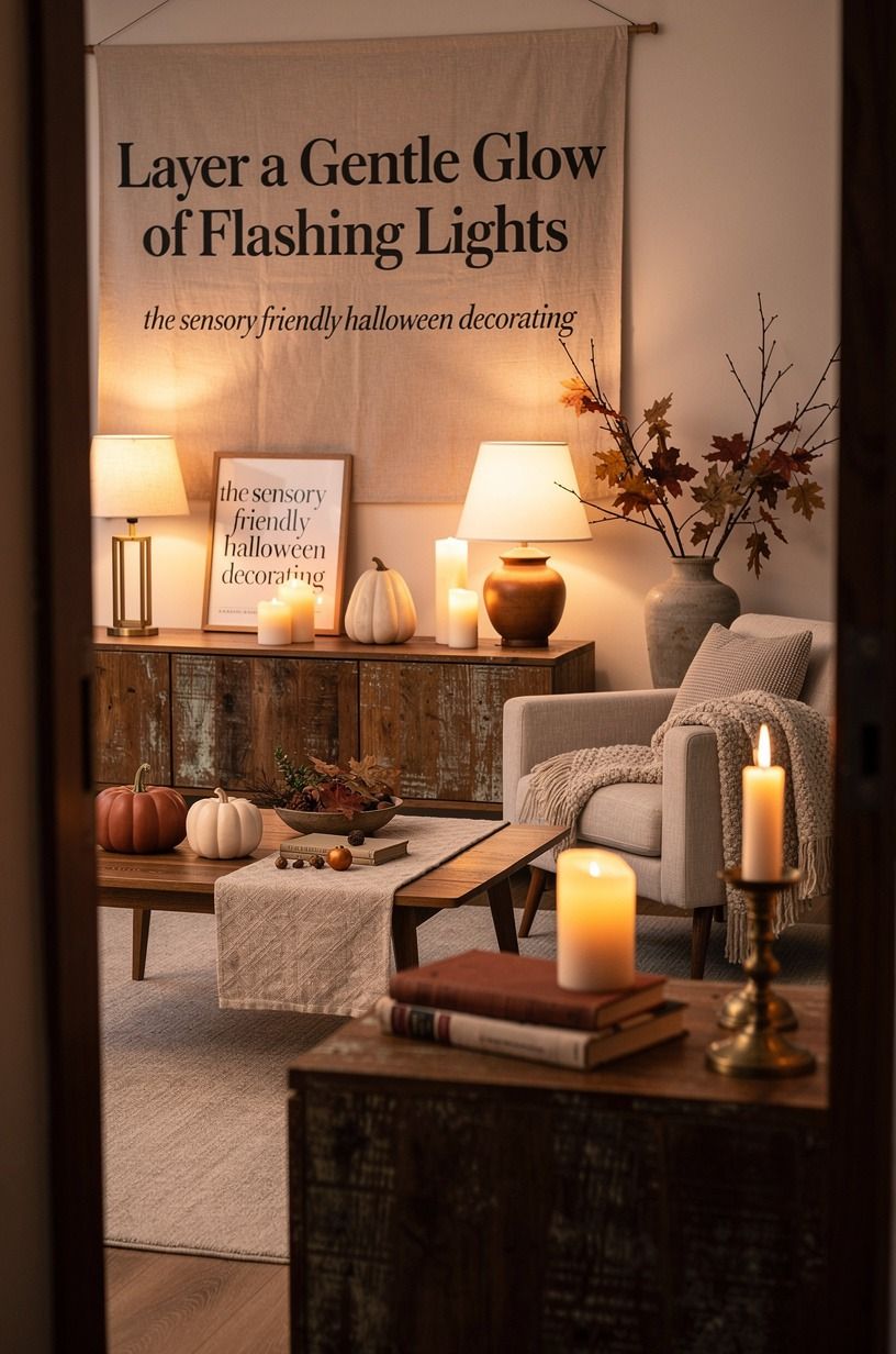 Layer a Gentle Glow Instead of Flashing Lights