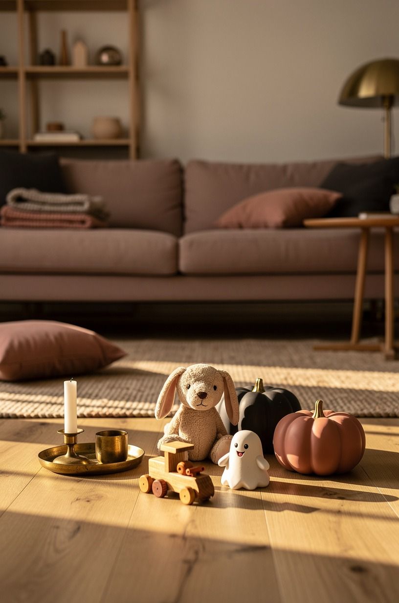Mix Familiar Toys With Halloween Pieces