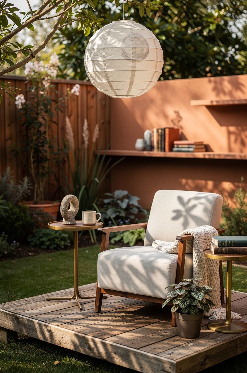 Hang a paper moon above the reading chair