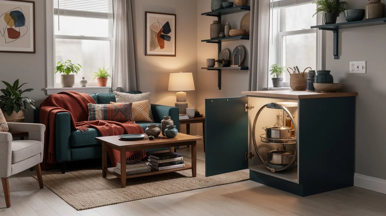 Spin a Kidney Turntable in a Diagonal Corner