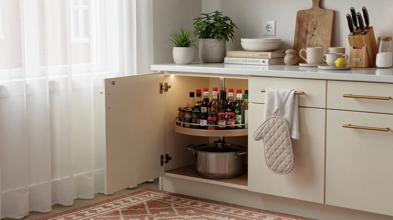 Use a Wide Turntable for Small Cooking Bottles
