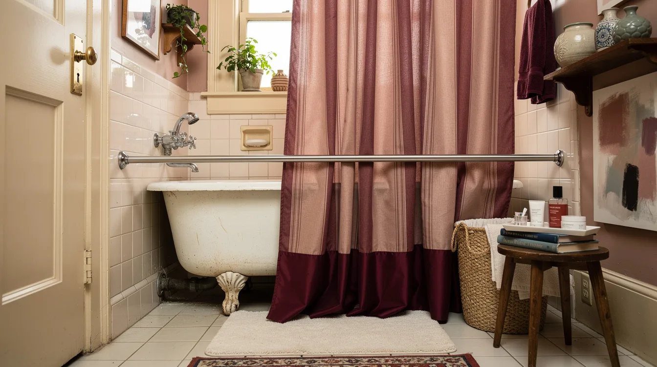 Hang a Stainless Tension Shower Rod