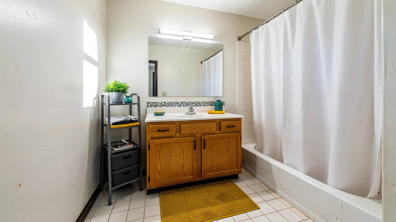 Dated Rental Bathroom? These 12 Home Depot Swaps Skip the Plumber