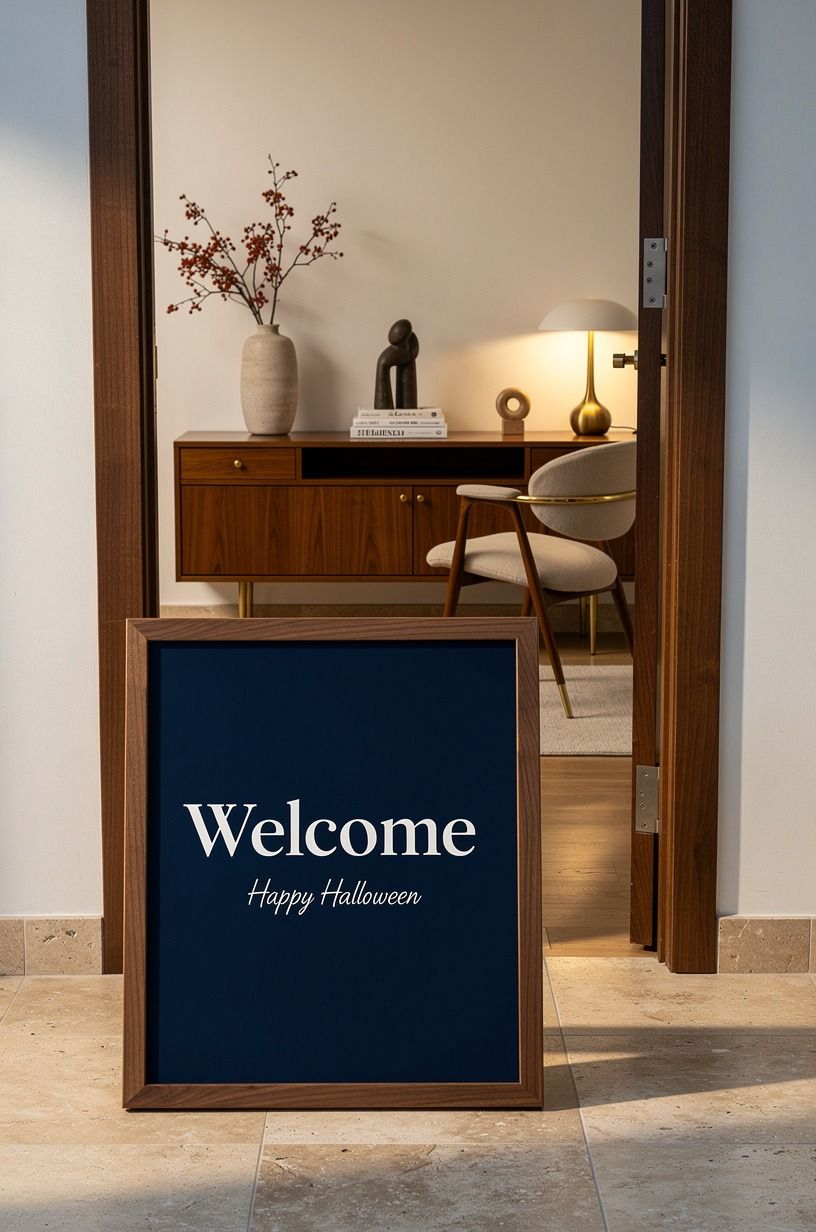 Paint a Removable Welcome Board