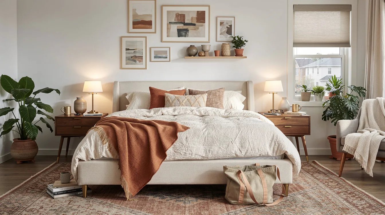 Frame the Mattress With Linen-Look Upholstery
