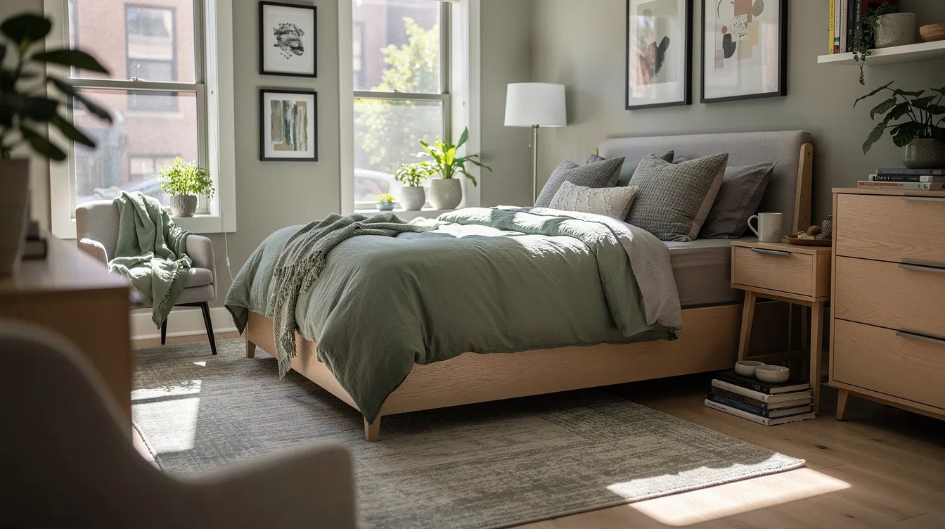 Pair Soft Bedding With Quiet Hardware