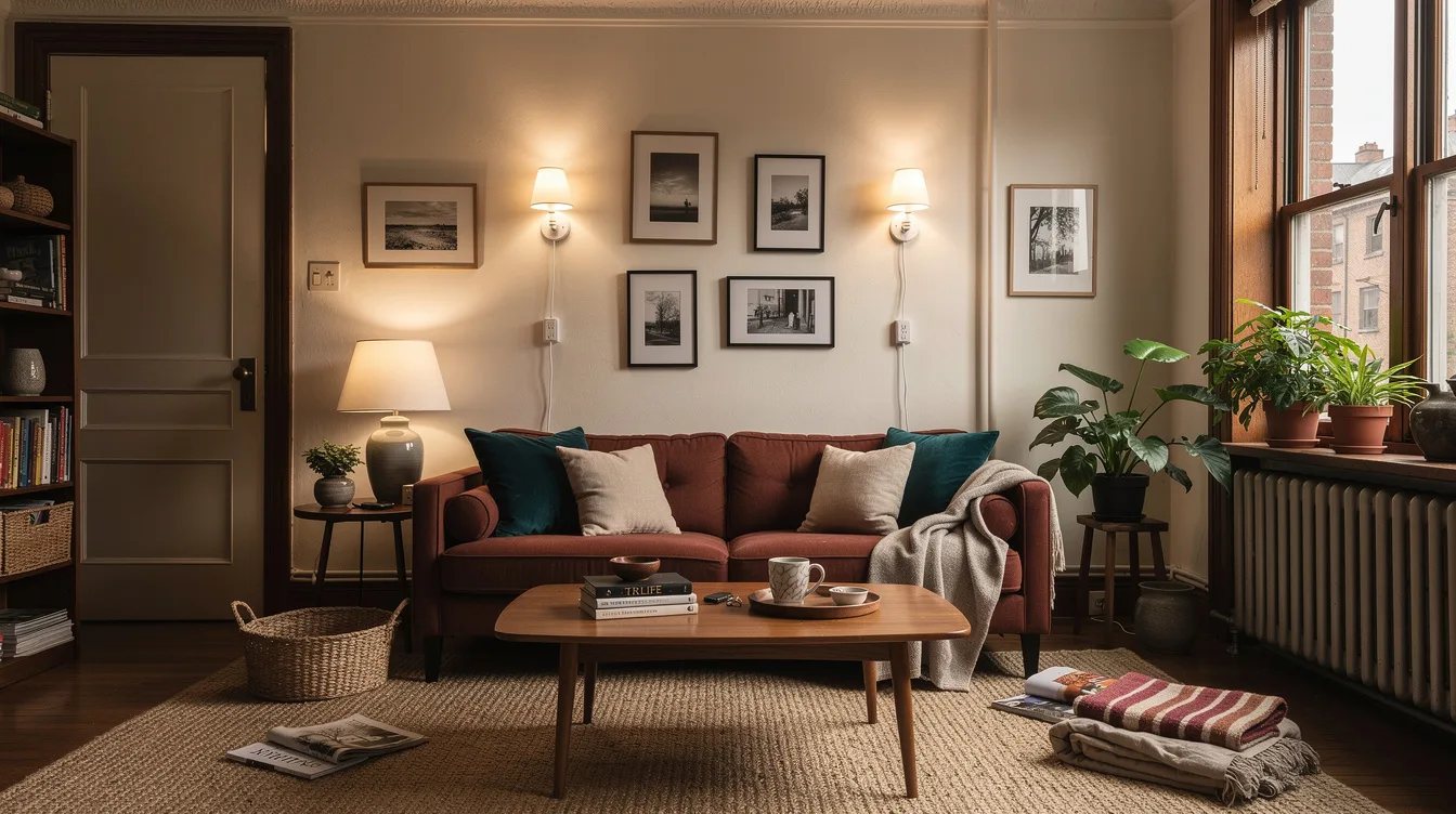 Pair TRLIFE Fixtures Across a Sofa