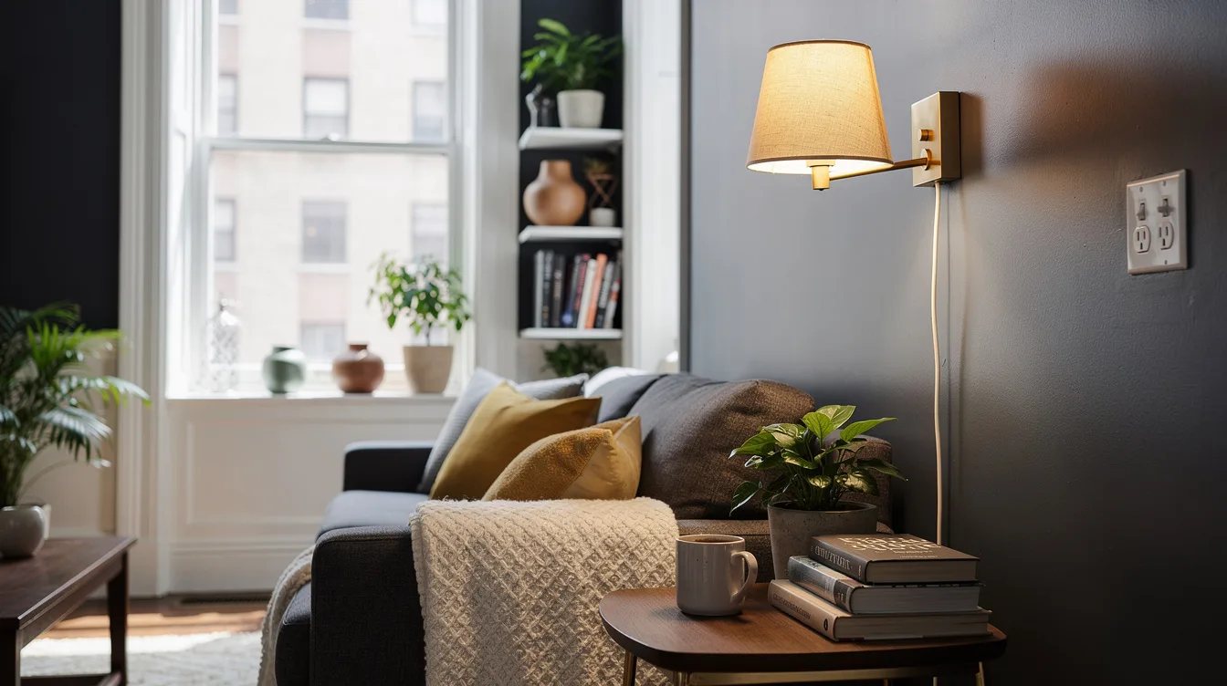 Warm a Corner With Gold Hardware