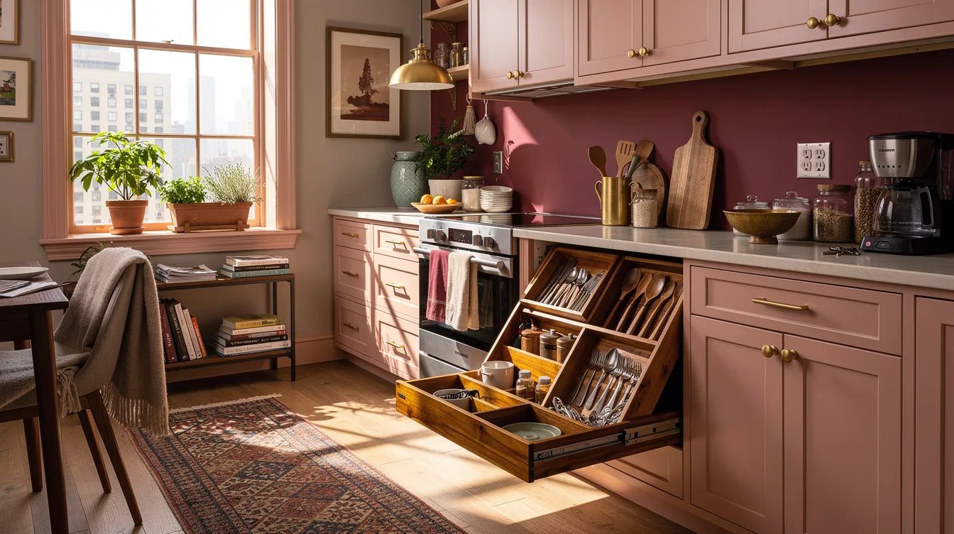 Warm Up a Utility Drawer With Acacia