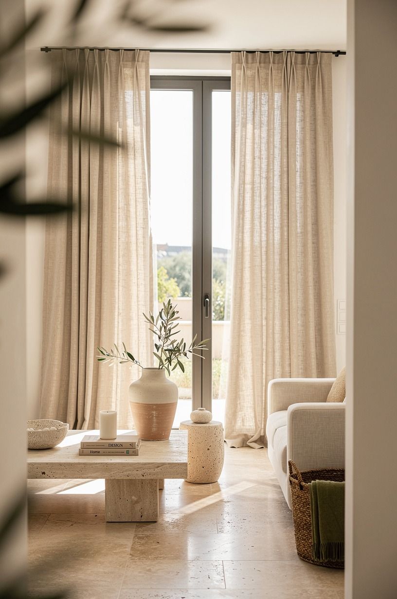 Frame Windows with Full-Length Drapes