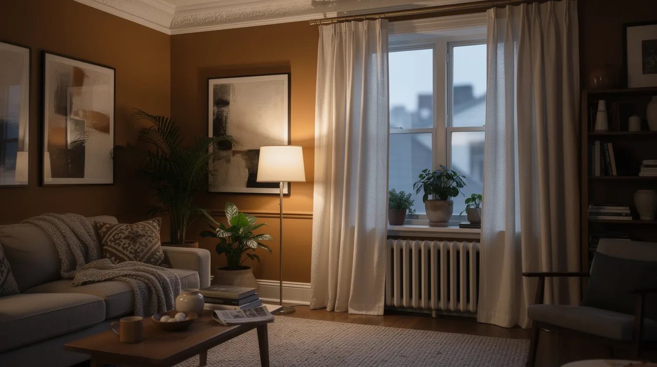 Mount Curtains Near the Ceiling