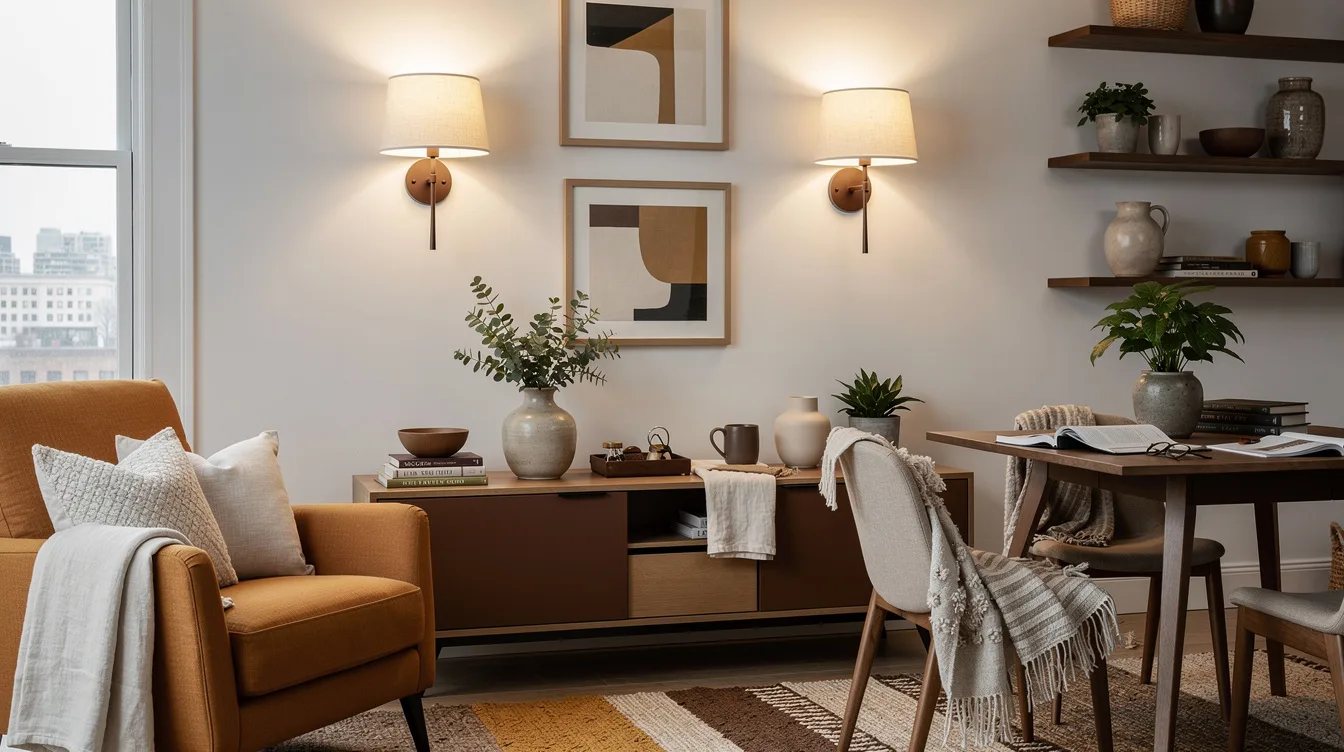 Use Wall Sconces to Lift the Glow